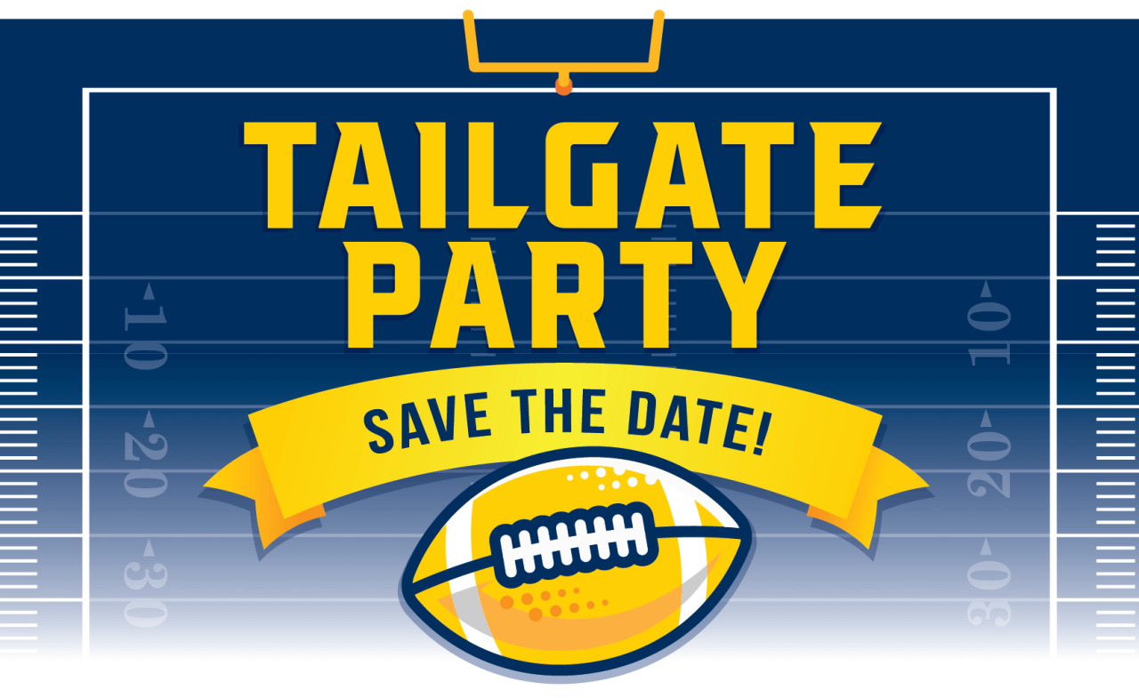 Tailgate Party Save the Date